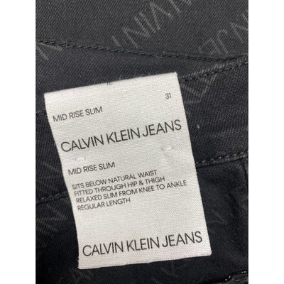 Calvin Klein Ankle Jean Jeggings 31 Black