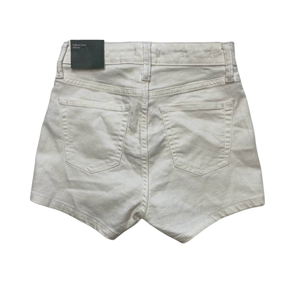 Wild Fable Jean Shorts 00 XXS White High-Rise