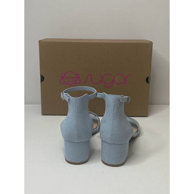 Sugar Block Heel Sandal 8 Blue