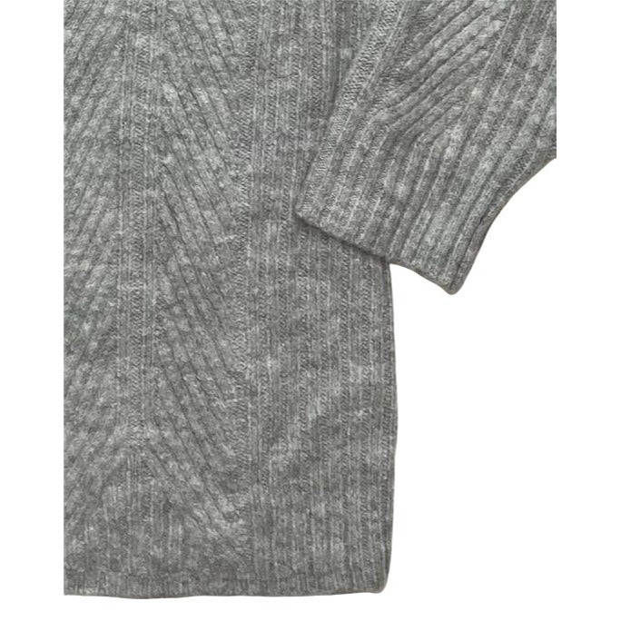 Isabel Maternity Sweater Top XS Gray Cowl-Neck