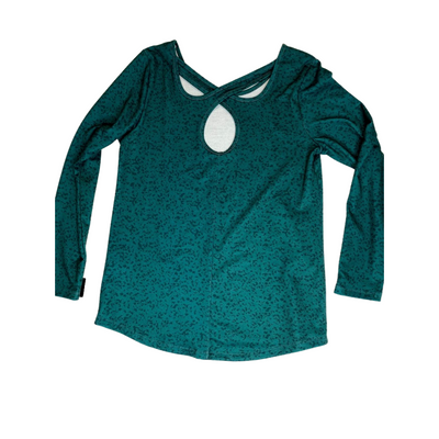 Ideology Athletic Top Plus Size 2X Green/Black