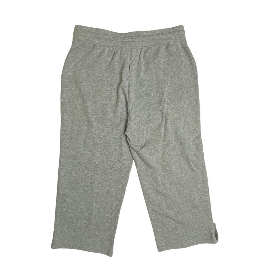 Karen Scott Capri Pants Petite Small Grey French Terry