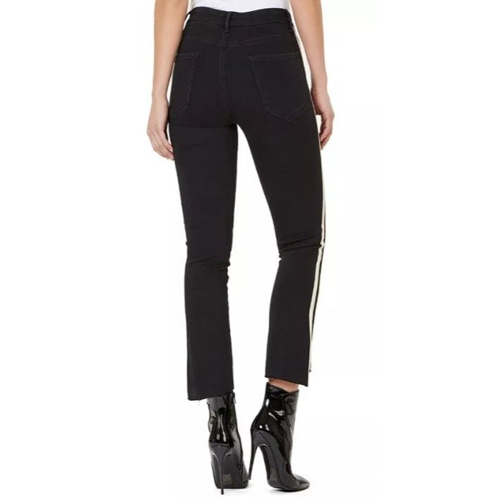 Numero Chelsea Flare Crop Jeans 26 Black