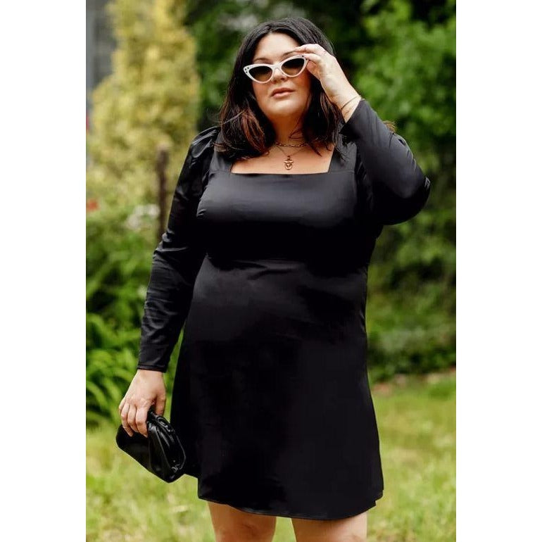 Danielle Bernstein Black Dress 20W 2X Plus Size