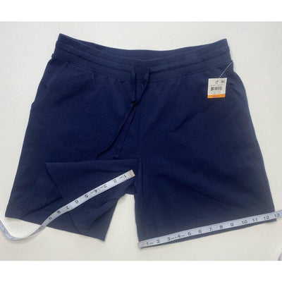 Karen Scott Shorts Small Navy Blue