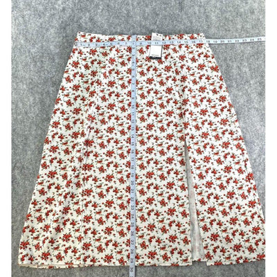 Danielle Bernstein Slip Skirt 1X Floral Print