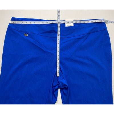 Alfani Capri Pants 24W 3X Blue Tummy Control