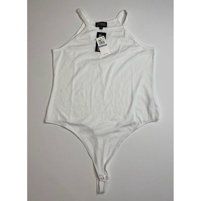 Danielle Bernstein Tank Top Bodysuit 1X White