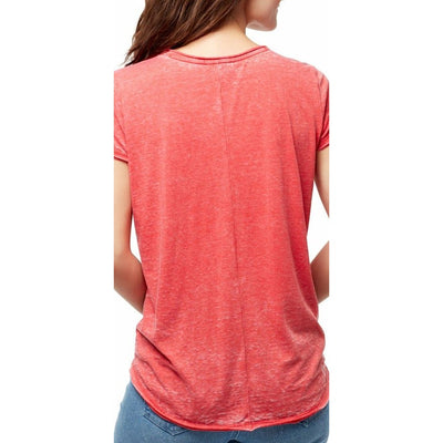 William Rast Burnout Top Medium Red