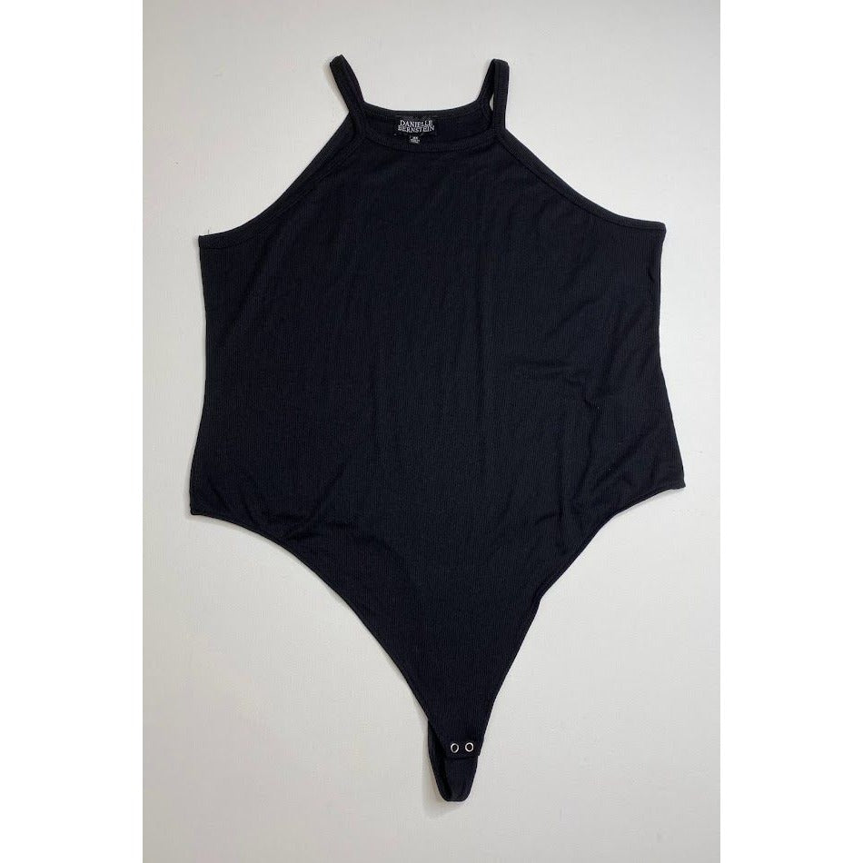 Danielle Bernstein Tank Top Bodysuit 3X Black