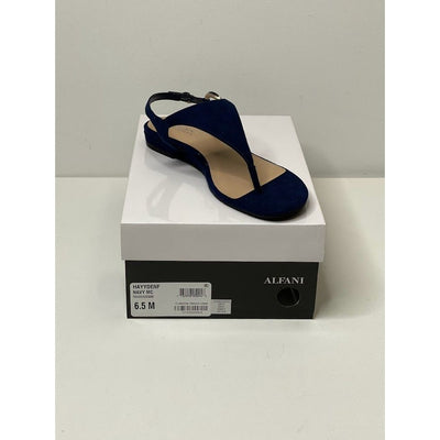 Alfani Hayyden Thong Sandals 6.5 Dark Navy