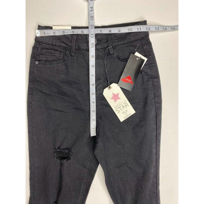 Vanilla Star Skinny Ankle Jean 1 XS Black