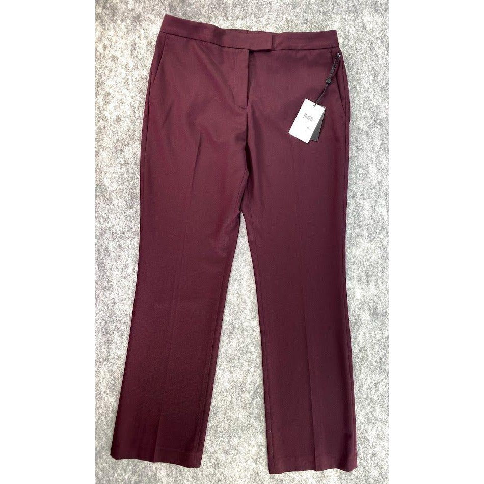 DKNY Bootcut Pants 6 Small Wine Red