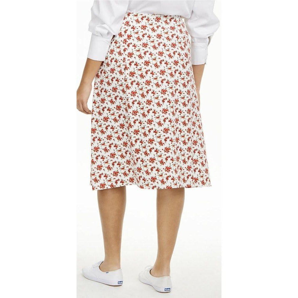 Danielle Bernstein Slip Skirt 1X Floral Print