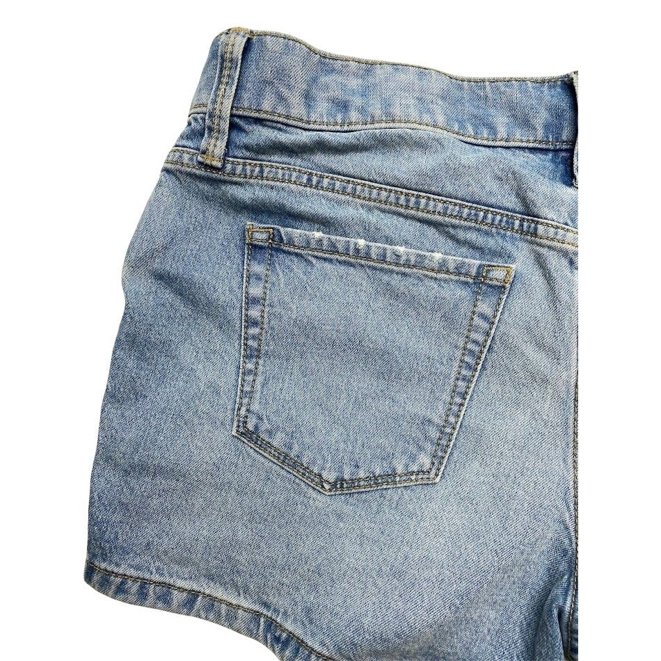 Maternity Side Panel Jean Shorts 4 Small