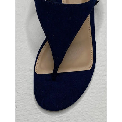 Alfani Hayyden Thong Sandals 6.5 Dark Navy