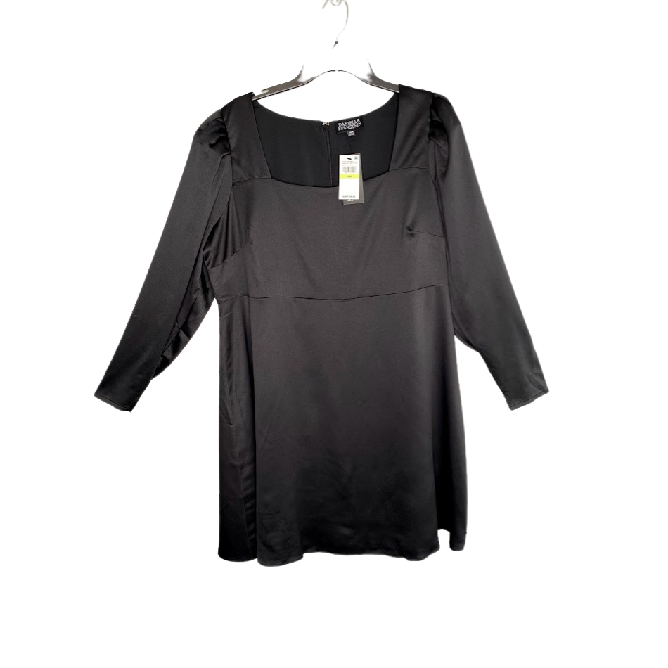 Danielle Bernstein Black Dress 20W 2X Plus Size