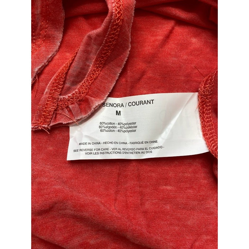 William Rast Burnout Top Medium Red