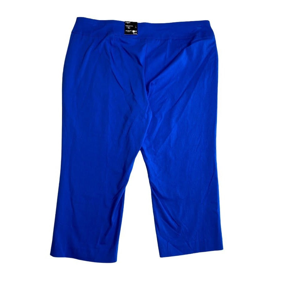 Alfani Capri Pants 24W 3X Blue Tummy Control