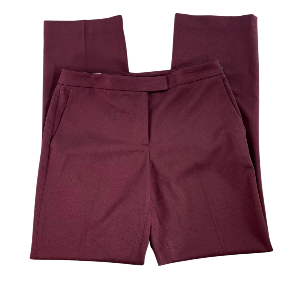 DKNY Bootcut Pants 6 Small Wine Red