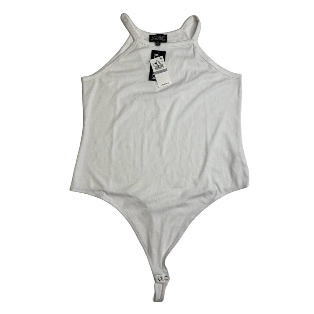 Danielle Bernstein Tank Top Bodysuit 1X White