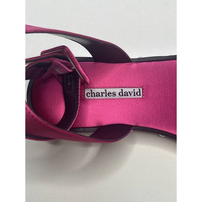 Charles David Sandals 6 Fuchsia