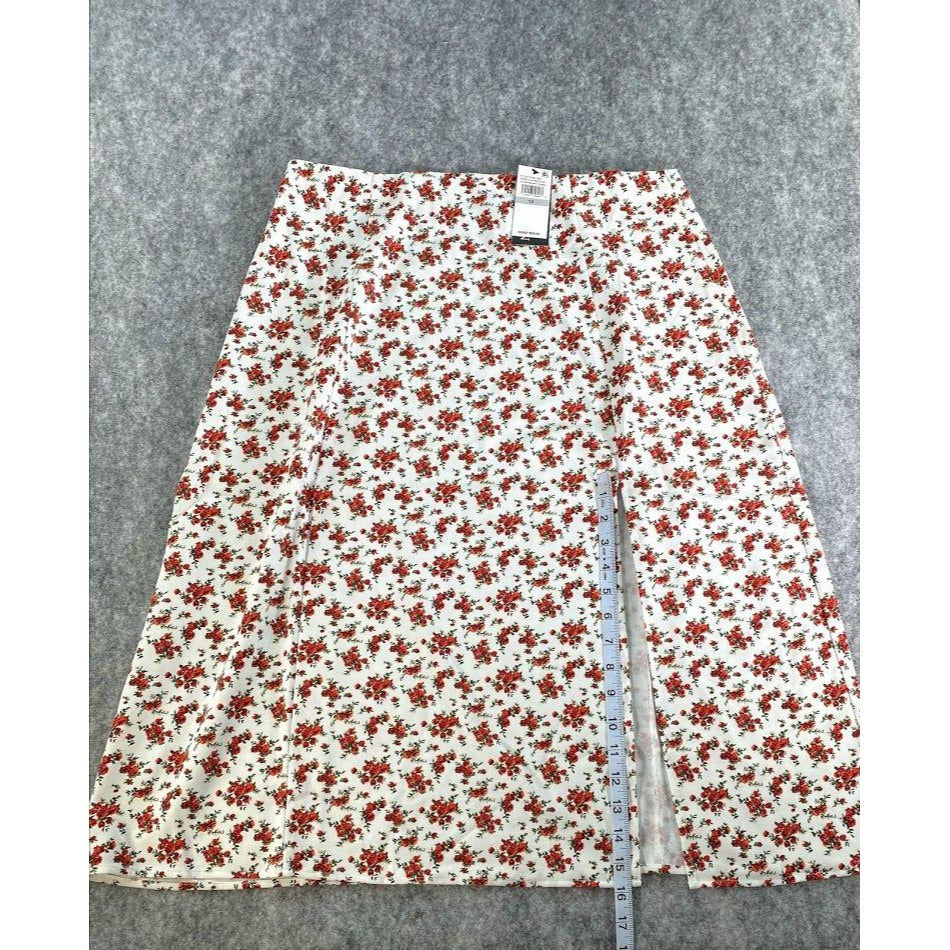 Danielle Bernstein Slip Skirt 1X Floral Print