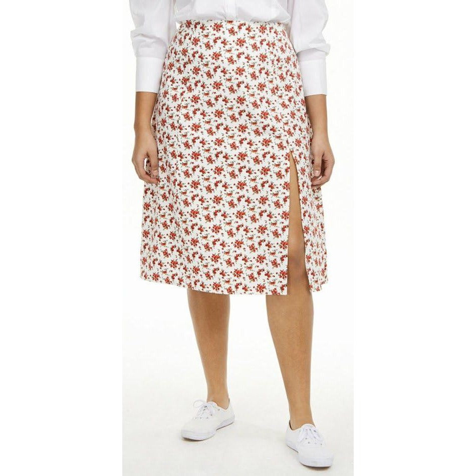 Danielle Bernstein Slip Skirt 1X Floral Print