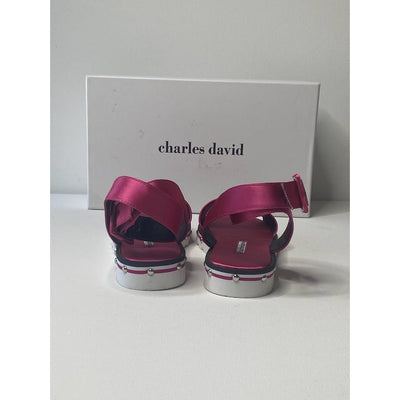 Charles David Sandals 6 Fuchsia