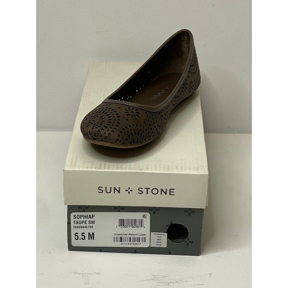 Sun + Stone Flats 5.5 Taupe Cutout Design