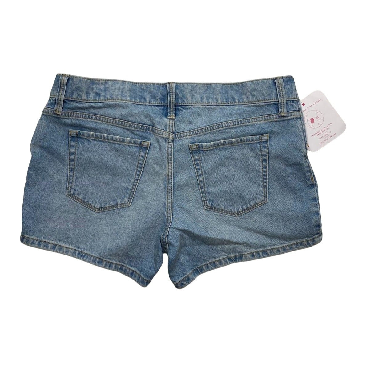 Maternity Side Panel Jean Shorts 4 Small