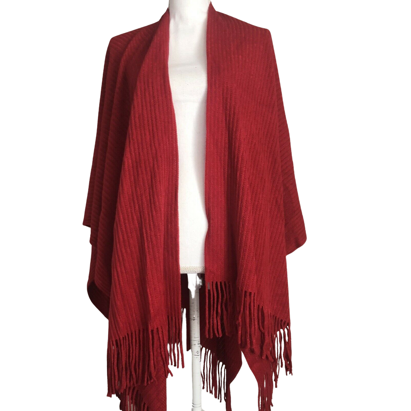 Cejon Blanket Wrap Scarf Red