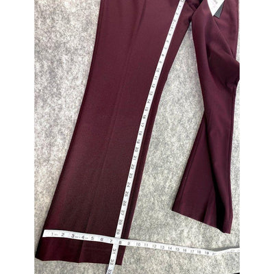 DKNY Bootcut Pants 6 Small Wine Red