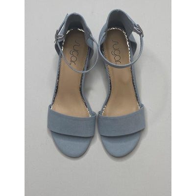 Sugar Block Heel Sandal 8 Blue