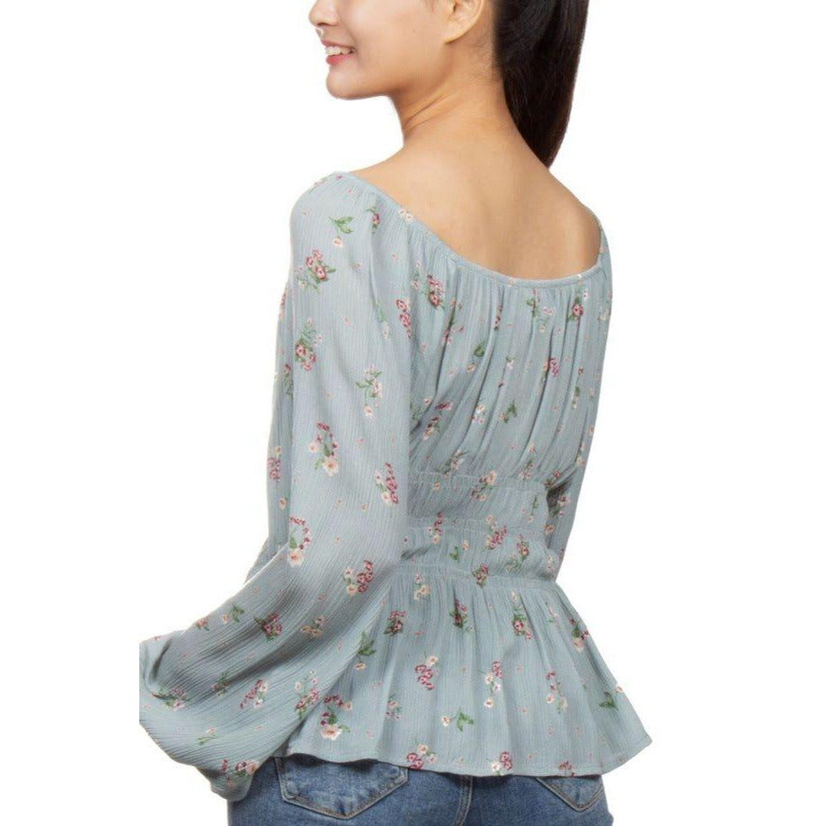 Hippie Rose Top Sage Green Medium