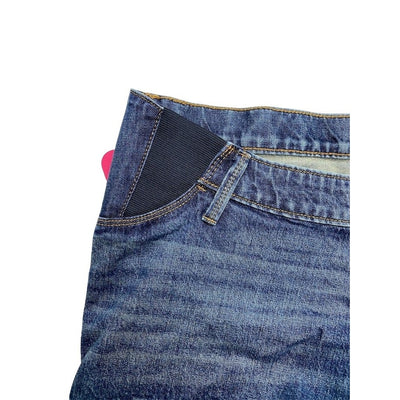 Maternity Side Panel Jean Shorts 6 Small