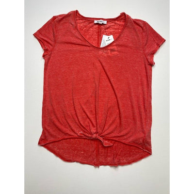 William Rast Burnout Top Medium Red