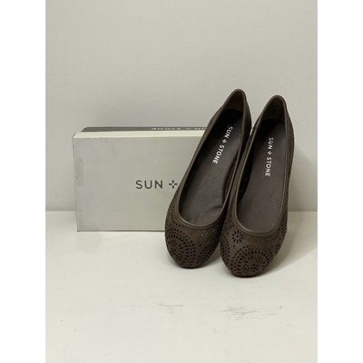 Sun + Stone Flats 5.5 Taupe Sunburst Cutout