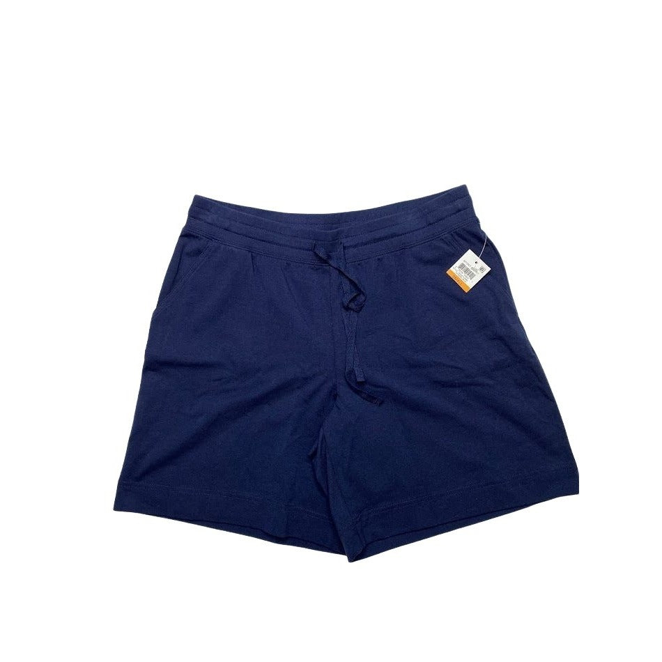 Karen Scott Shorts Small Navy Blue