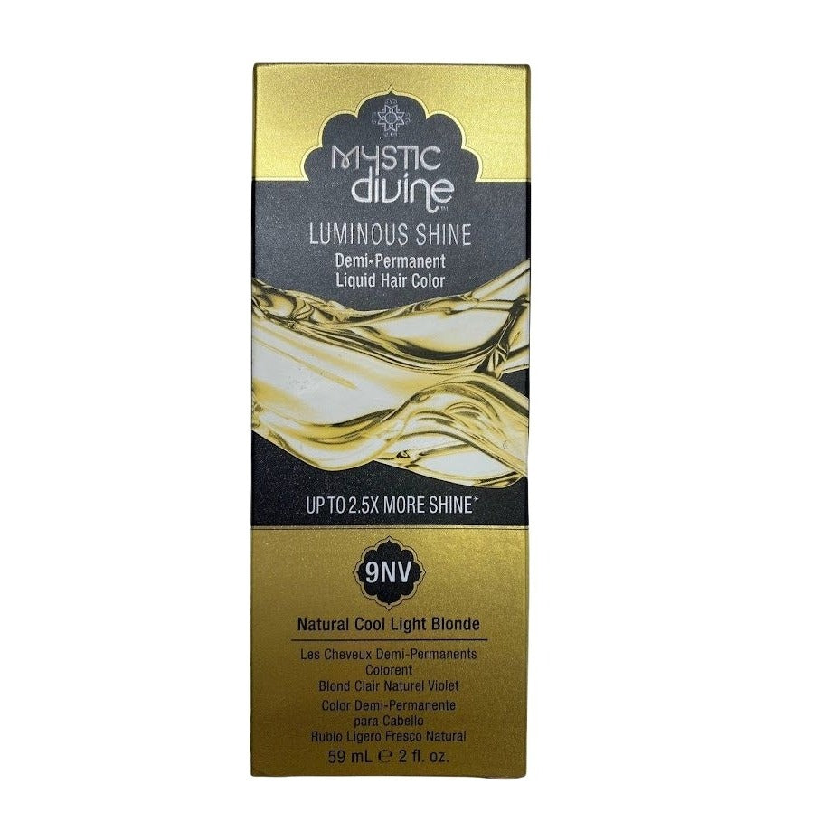 MYSTIC DIVINE Demi-Permanent Hair Color 9NV Natural Cool Lt Brown