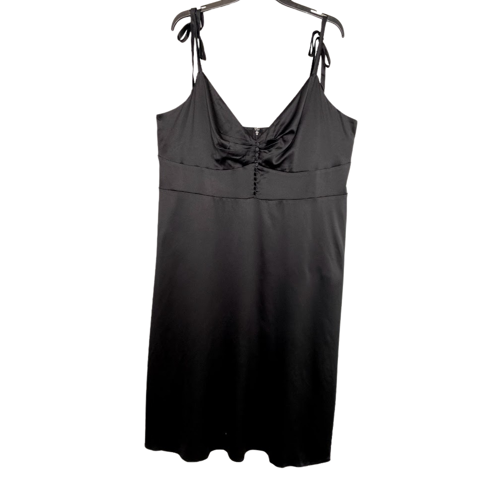 Danielle Bernstein Black Midi Dress 16W