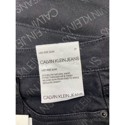 Calvin Klein Ankle Jean Jeggings 29 Black