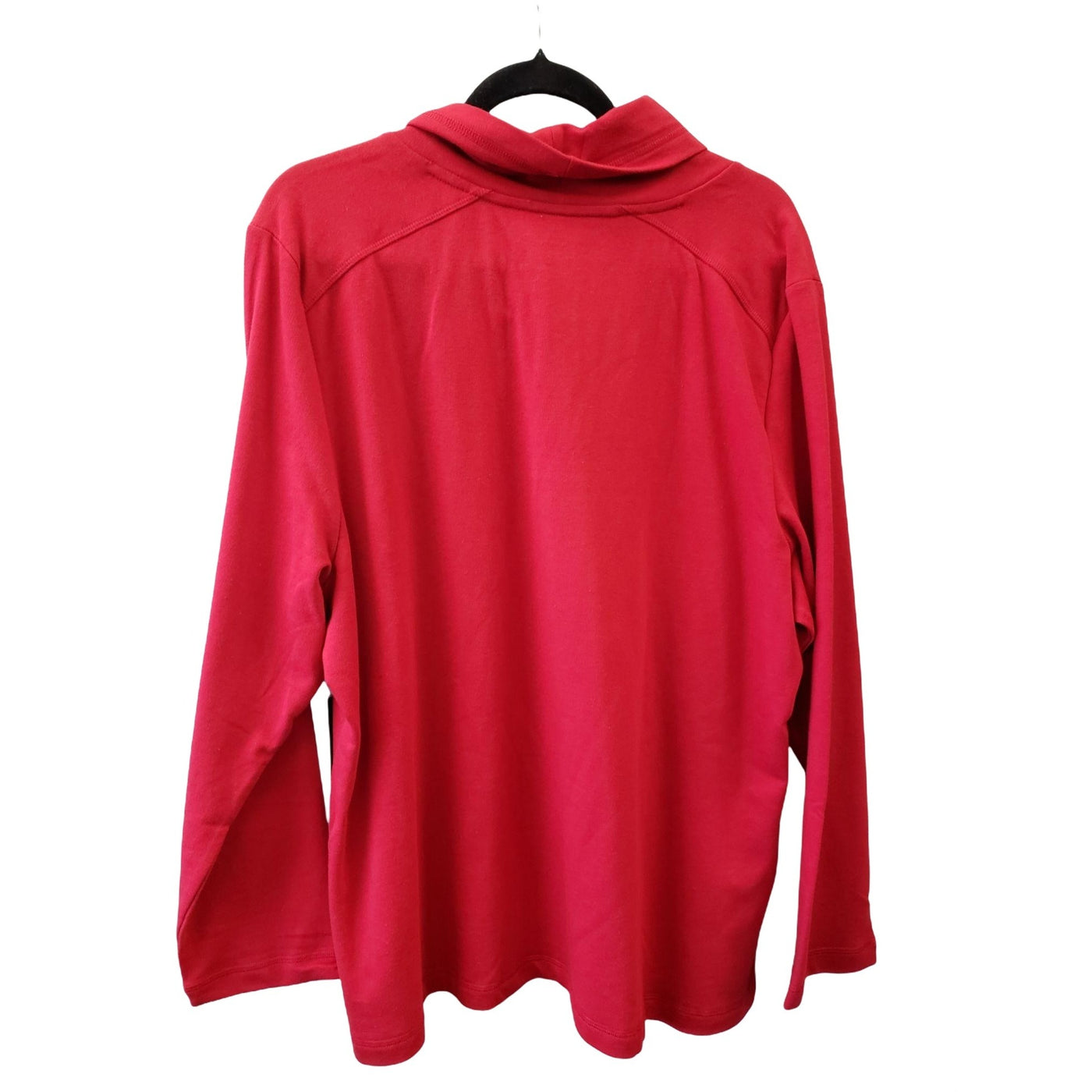 Karen Scott Cowl-Neck Top XXL Red