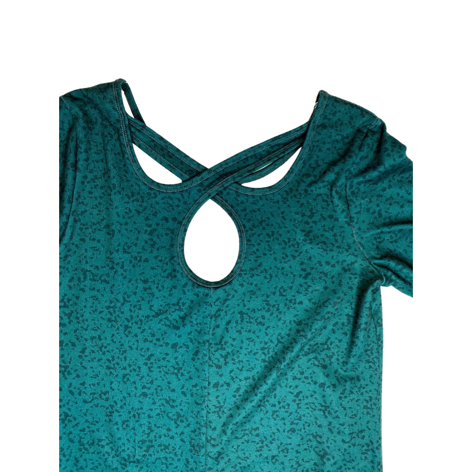 Ideology Athletic Top Plus Size 2X Green/Black